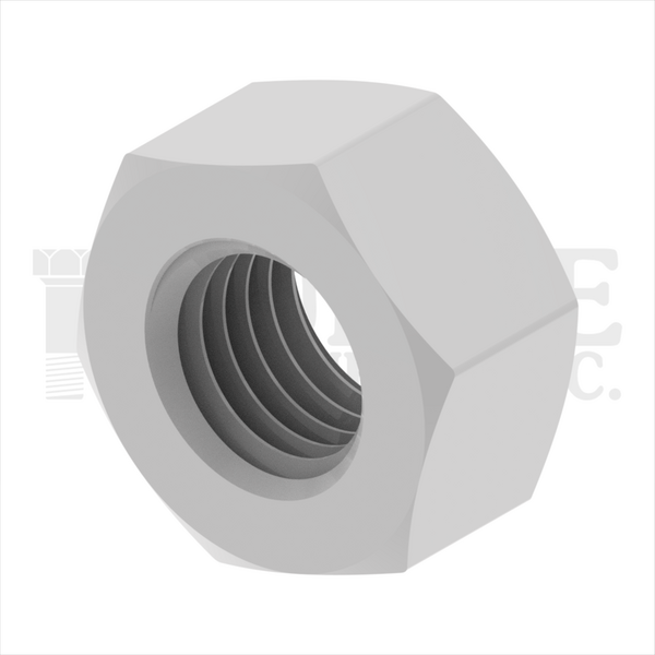 301008CNYB 8-32   HEX NUT BLACK NYLON